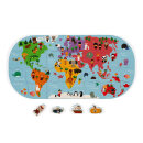 Janod Badespielzeug Puzzle f&uuml;r die Badewanne Weltkarte