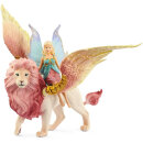 Schleich Elfe auf geflügeltem Löwe
