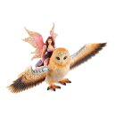 Schleich Bayala Elfe auf Glitzer-Eule