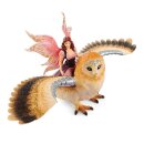 Schleich Bayala Elfe auf Glitzer-Eule