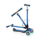 Authentic Sports Globber Elite Deluxe Lights Kinderscooter Roller mit Leuchtrollen