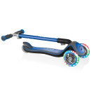 Authentic Sports Globber Elite Deluxe Lights Kinderscooter Roller mit Leuchtrollen
