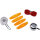 Bikestar Lichtset City Lady Fahrrad