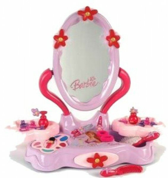 Theo Klein 5340 Barbie Tischstudio - Beautycenter mit Spiegel