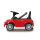 Jamara Rutschauto Fiat 500 Rot