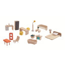 PlanToys Slide N Go Puppenhaus inkl Möbel