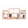 PlanToys Slide N Go Puppenhaus inkl Möbel