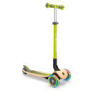 Authentic Sports Globber Primo Foldable Wood Lights Kinderroller mit Leuchtrollen