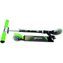 Authentic Sports muuwmi Aluminium Scooter Neon grün 125 mm mit Leuchtrollen