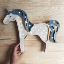 Little Lights Nachtlicht Lampe Einhorn Denim Glitzer