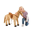 Happy People Stehpferd Palomino Pferd mit Sound beige