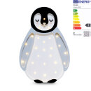 Little Lights Nachtlicht Lampe Baby Pinguin Hellgrau