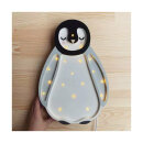 Little Lights Nachtlicht Lampe Baby Pinguin Hellgrau