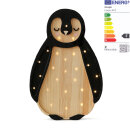 Little Lights Nachtlicht Lampe Baby Pinguin Arktisches Holz
