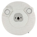 Alvi Krabbeldecke rund Koala gray 3D mit Ohren