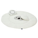 Alvi Krabbeldecke rund Koala gray 3D mit Ohren