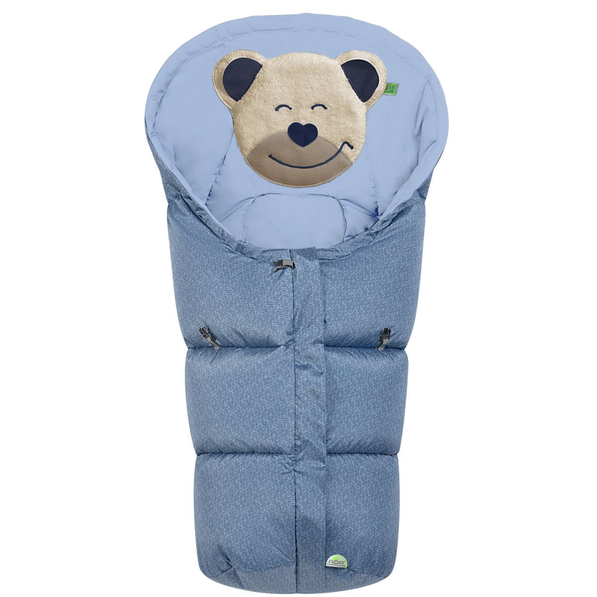 Odenwälder BabyNest Odenwälder Fußsäckchen Mucki fashion modern graphic spaceblue Blau