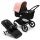 Bugaboo Fox 3 Mix & Match Kombikinderwagen Schwarz - Mitternachtsschwarz Morgenrose