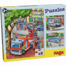 Haba Puzzles Polizei Feuerwehr & Co