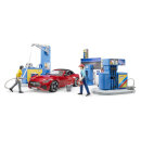 Bruder 62111 bworld Tankstelle mit Waschplatz