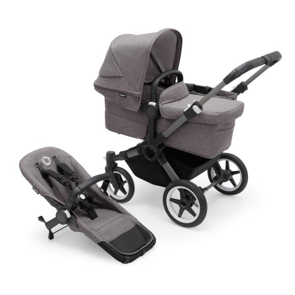 Bugaboo Donkey 5 Mono Kombikinderwagen Komplett Graphit -...