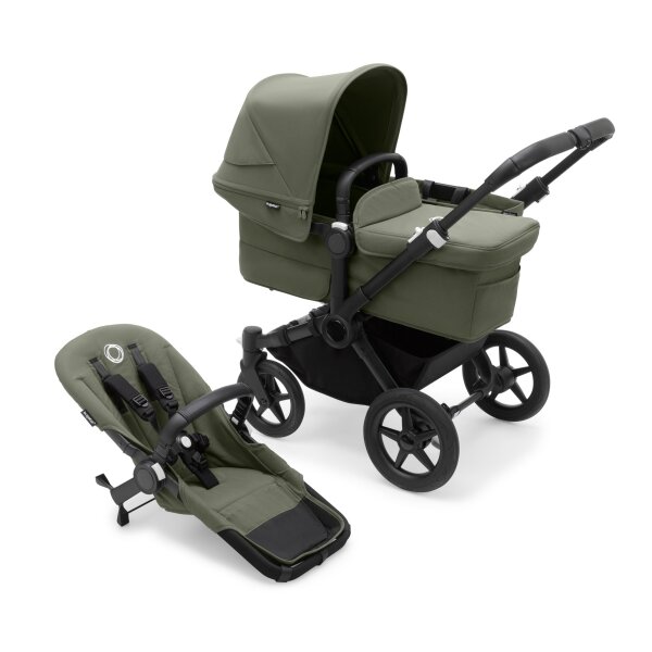 Bugaboo Donkey 5 Mono Kombikinderwagen Komplett Schwarz -...