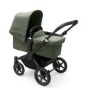 Bugaboo Donkey 5 Mono Kombikinderwagen Komplett Schwarz - Waldgrün