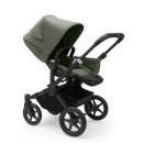 Bugaboo Donkey 5 Mono Kombikinderwagen Komplett Schwarz - Waldgrün