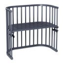 Babybay Beistellbett Original schiefergrau lackiert