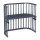 Babybay Beistellbett Original schiefergrau lackiert