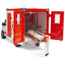 Bruder 02676 MB Sprinter Ambulanz mit Fahrer und Light & Sound Modul