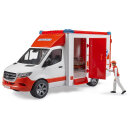 Bruder 02676 MB Sprinter Ambulanz mit Fahrer und Light & Sound Modul