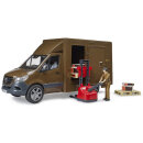 Bruder 02678 MB Sprinter UPS mit Fahrer und Zubehör