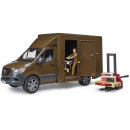 Bruder 02678 MB Sprinter UPS mit Fahrer und Zubehör