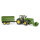 Bruder John Deere 7R 350 mit Frontlader und Tandemachstransportanhänger