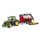 Bruder John Deere 7R 350 mit Rückeanhänger und 4 Baumstämmen