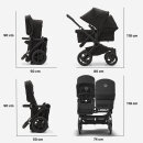 Bugaboo Donkey 5 Duo Geschwisterkinderwagen Komplett