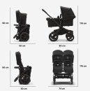 Bugaboo Donkey 5 Twin Zwillingskinderwagen Komplett
