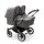 Bugaboo Donkey 5 Twin Zwillingskinderwagen Komplett Graphit - Grau Meliert