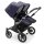 Bugaboo Donkey 5 Twin Classic Zwillingskinderwagen Komplett Graphit - Dunkles Marine