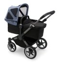Bugaboo Donkey Sonnendach mit Lüftungsfenstern Meerblau