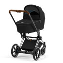 Cybex e-Priam Rahmen Chrome Brown und Lux Deep Black