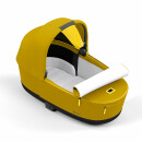 Cybex e-Priam Rahmen Matt Schwarz und Lux Mustard Yellow Kollektion 2023
