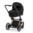 Cybex e-Priam Rahmen Rosegold und Lux Deep Black