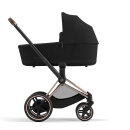 Cybex e-Priam Rahmen Rosegold und Lux Deep Black
