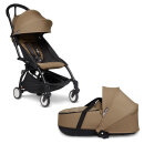 BABYZEN Kinderwagen Komplettset YOYO² Liegewanne und 6+ Schwarz Toffee
