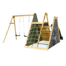 Authentic Sports Plum Holz Kletterpyramide mit...