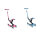 Authentic Sports Roller Globber GO UP Deluxe lights