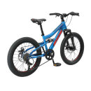 Bikestar Kinderfahrrad Mountainbike vollgefedert 20 Zoll