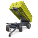 Bruder 02203 Fliegl 3-Seitenkipper mit Aufsteckbordwand